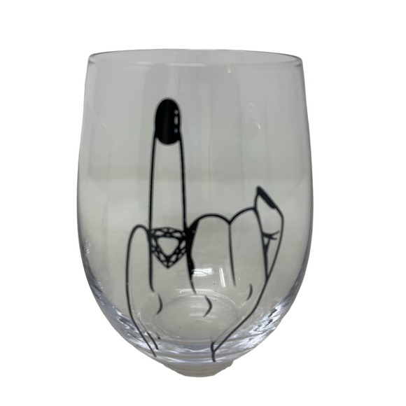 Marriage Ring Finger Whiskey and Wine Glass - Picture 5 of 5